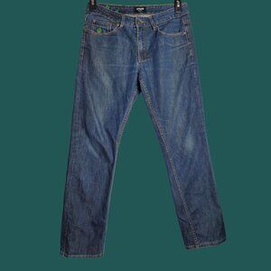 Plan B Premium Quality Mens Straight-Leg Blue Denim Jeans Size 30